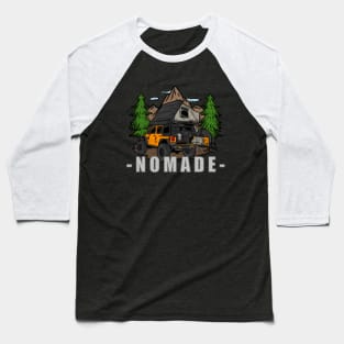 Nomade Jeep Wrangler - Orange Baseball T-Shirt